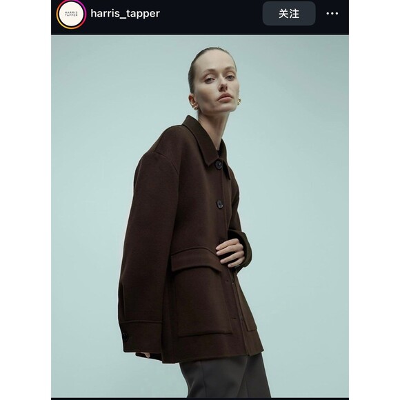 harris tapper wool coat size 8 brand new - Picture 2 of 11